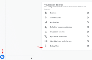 Donde encontrar Debug View